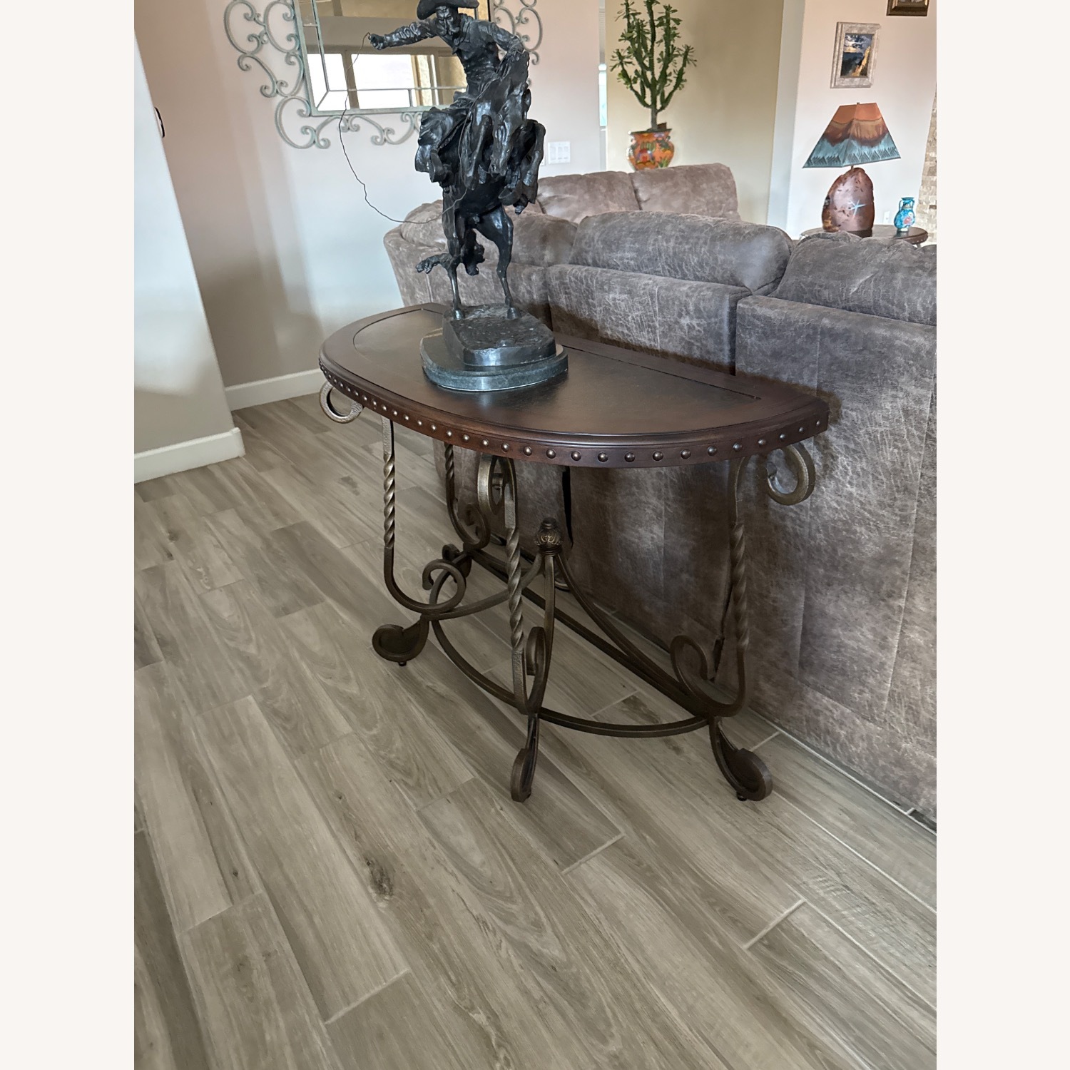 Ashley Furniture Dark Brown Coffee Table - image-1