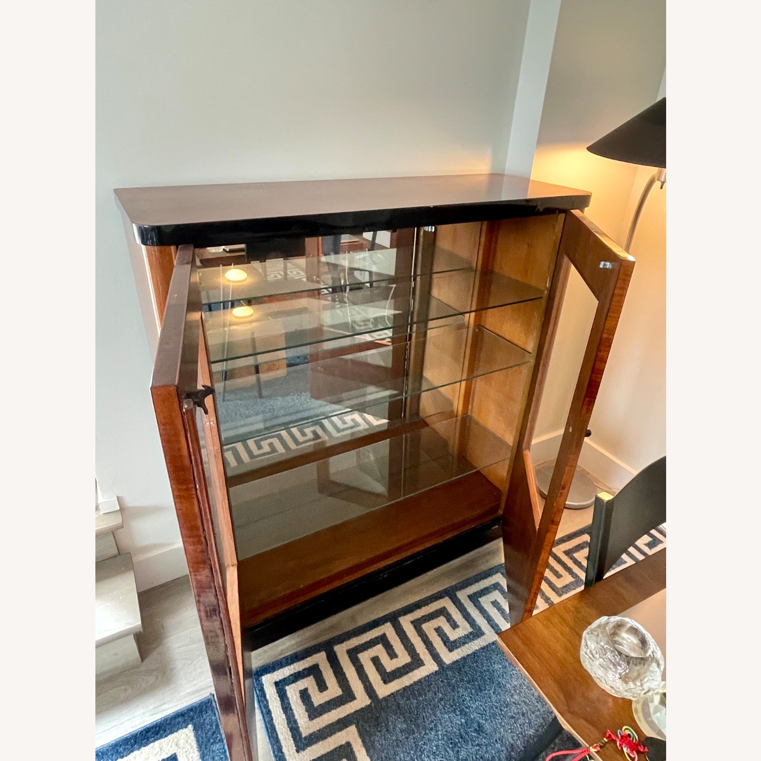 Vintage/Antique Finds Dark Brown Wood Sideboard - image-2