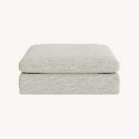 Hay Hackney Fabric Ottoman (Light Beige Color) - AptDeco