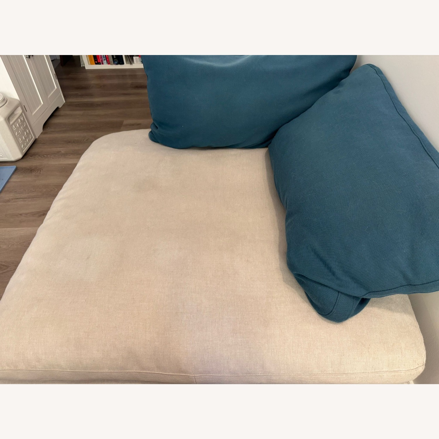 Hay Hackney Fabric Ottoman (Light Beige Color) - image-2