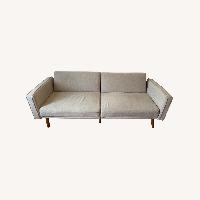 Light Gray Fabric 3+ Seater Sofa