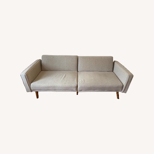 Used Light Gray Fabric 3+ Seater Sofa for sale on AptDeco