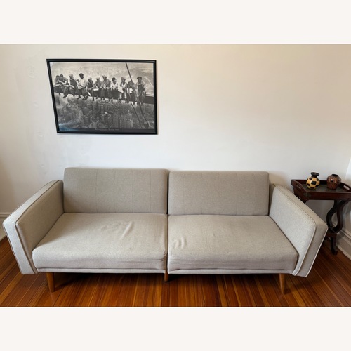 Used Light Gray Fabric 3+ Seater Sofa for sale on AptDeco