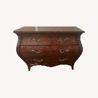 Ethan Allen Dark Brown Wood Dresser