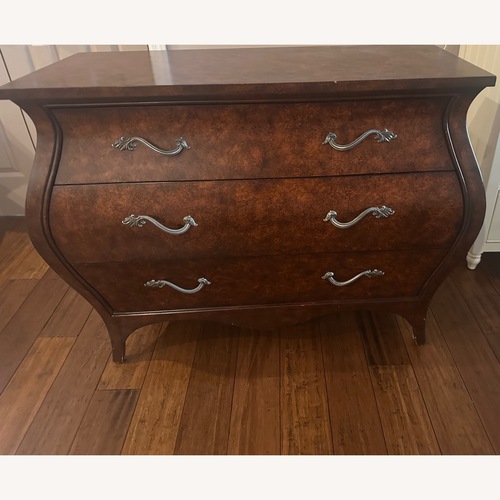 Used Ethan Allen Dark Brown Wood Dresser for sale on AptDeco