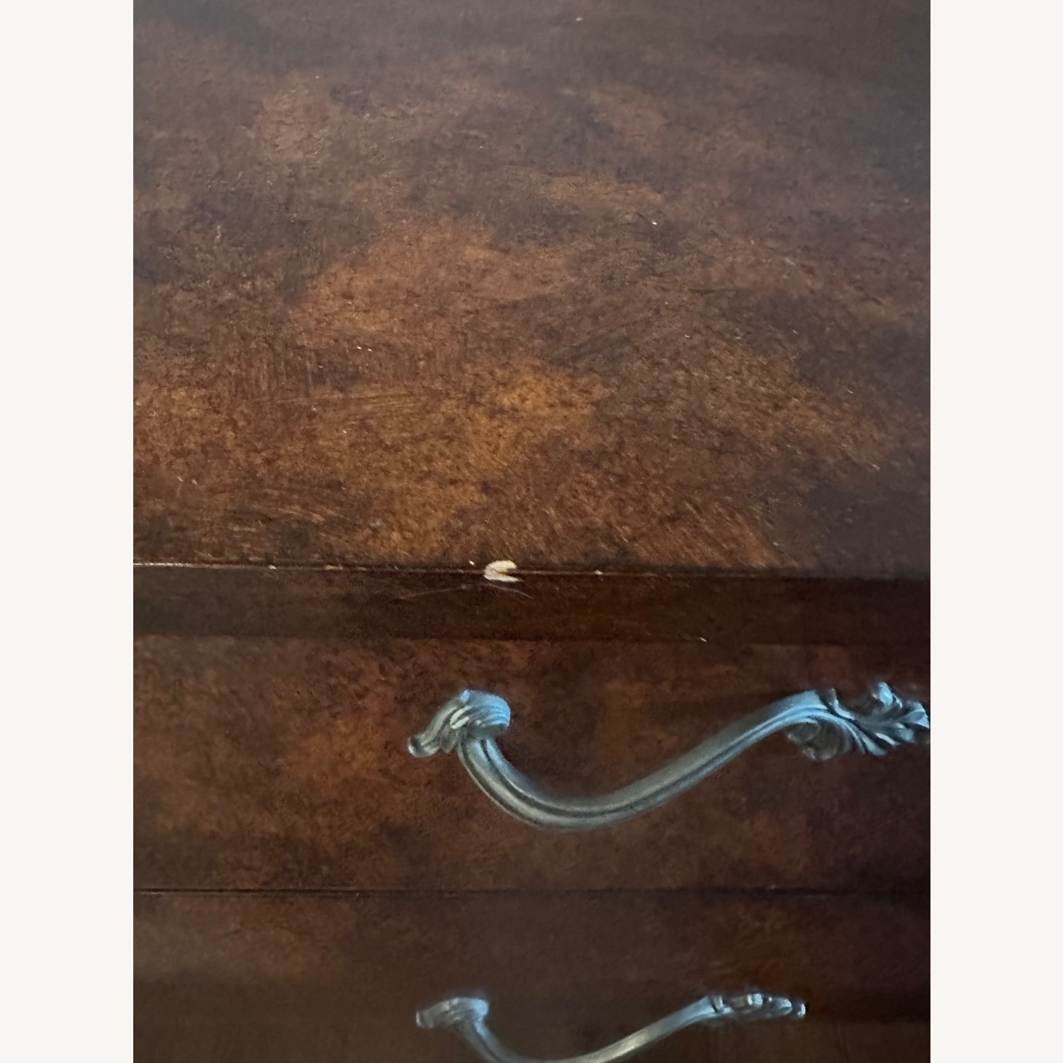 Ethan Allen Dark Brown Wood Dresser - image-4