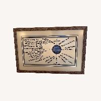 Nantucket - Framed Compass Rose