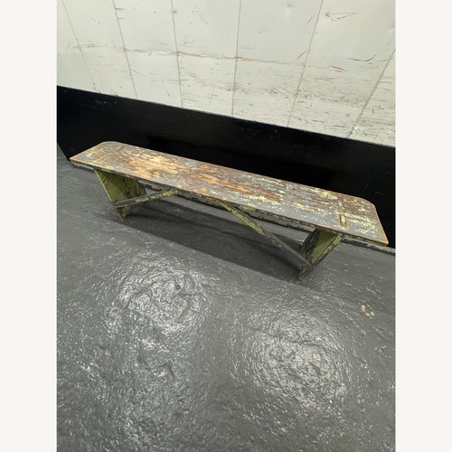 Used Early American Painted Bench for sale on AptDeco