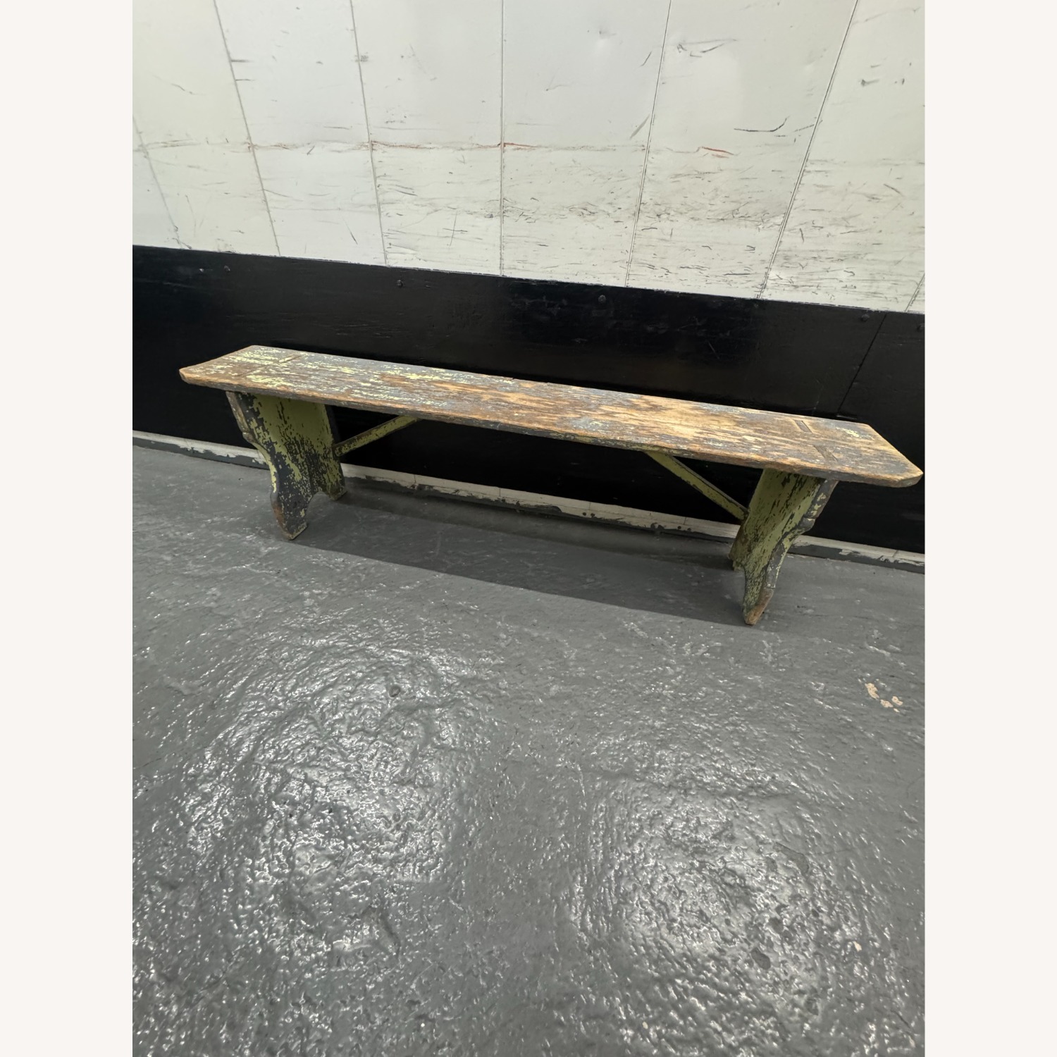 Early American Painted Bench - image-3