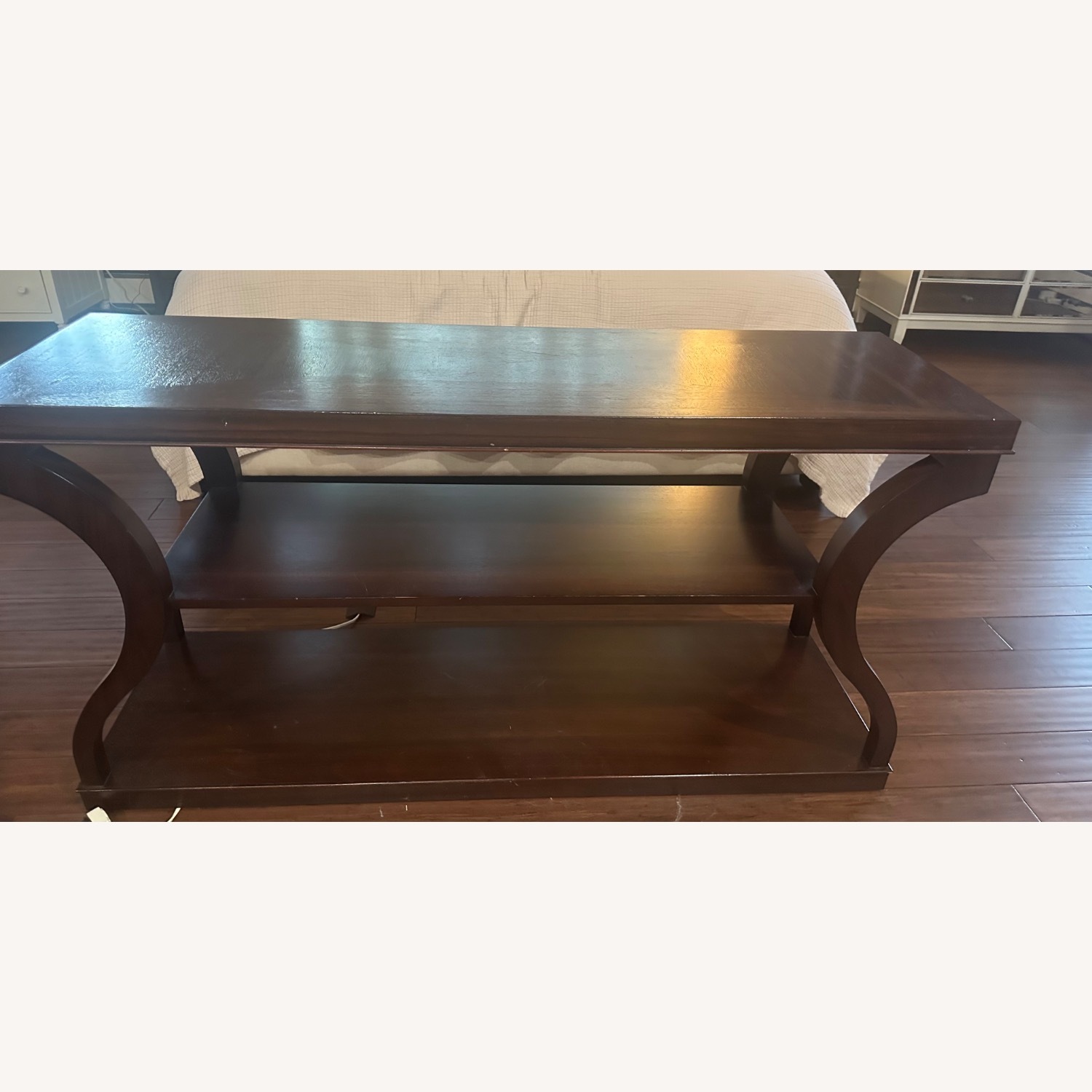 Ethan Allen Dark Brown Sideboard - image-1