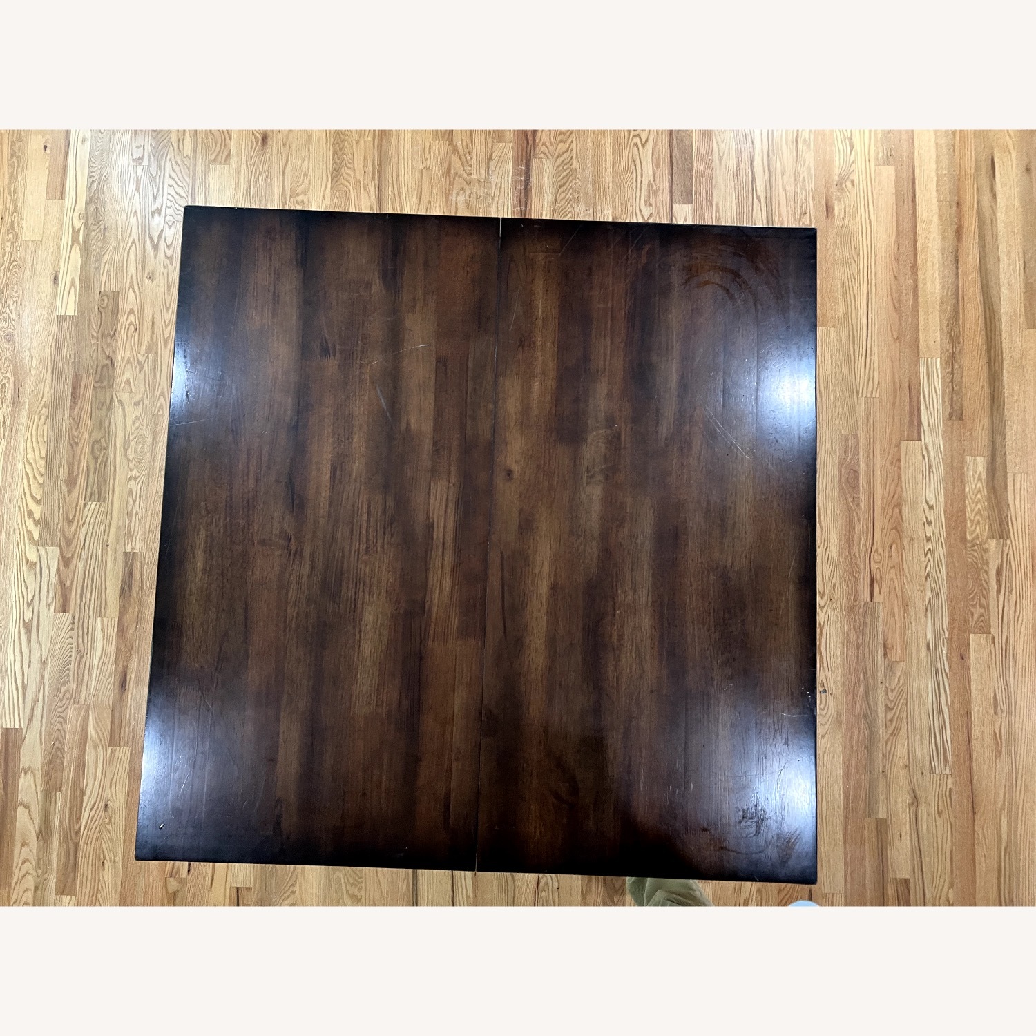 World Market Dark Brown Wood Dining Table - image-6