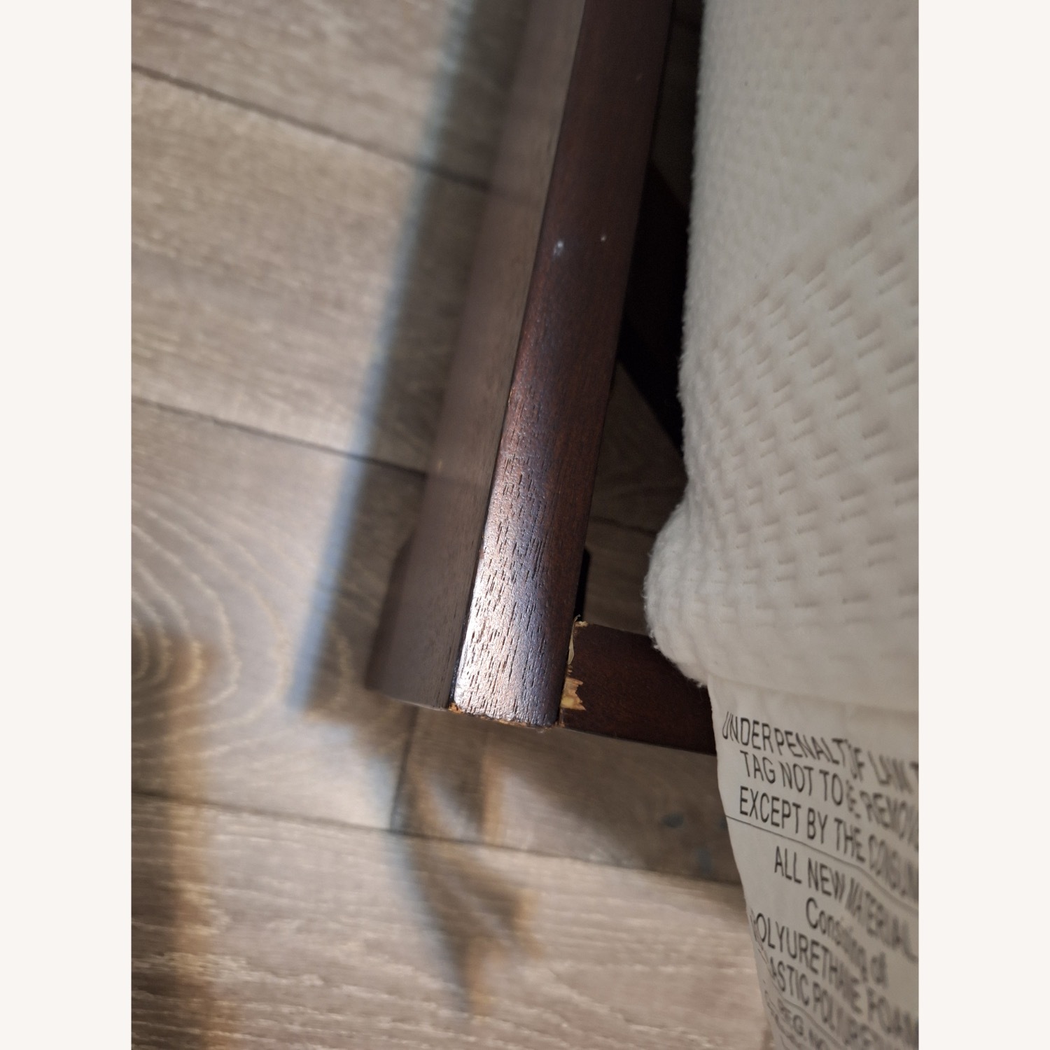 Pottery Barn Teen Dark Brown Wood Twin Bed - image-3