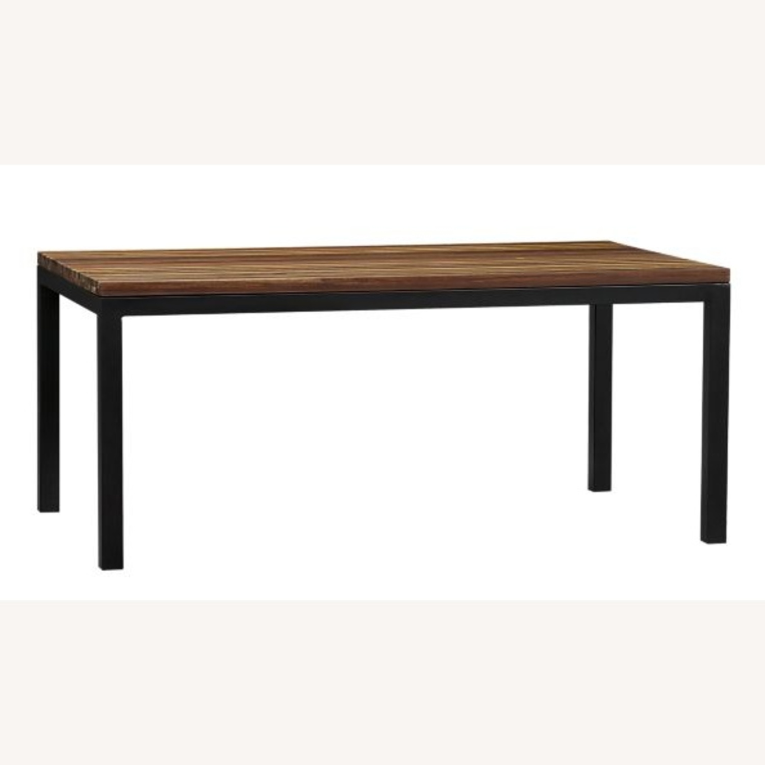 Crate & Barrel Parsons Recycled Multi-Wood Dining Table - image-0