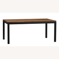 Crate & Barrel Parsons Recycled Multi-Wood Dining Table