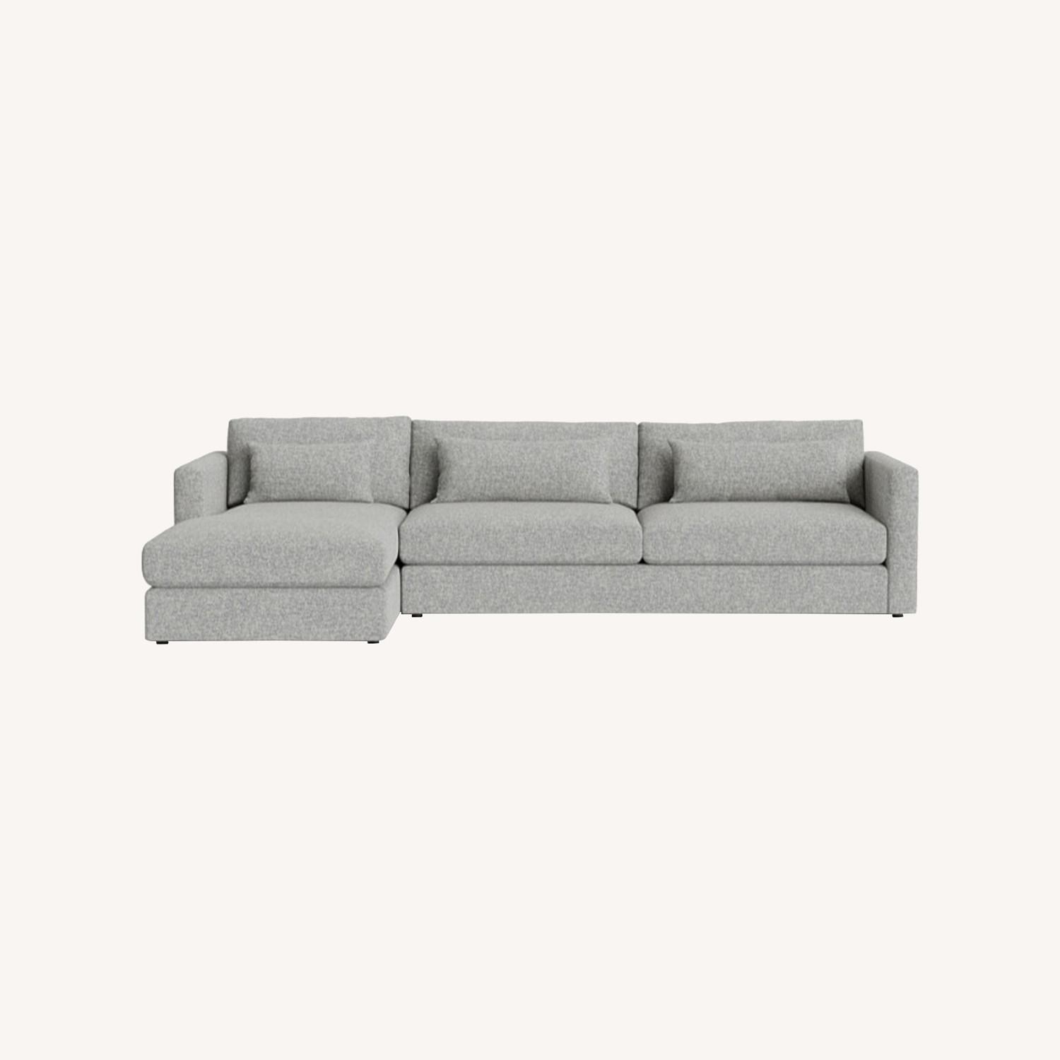 IKEA KIVIK Blue Fabric 3+ Piece Sectional - image-0