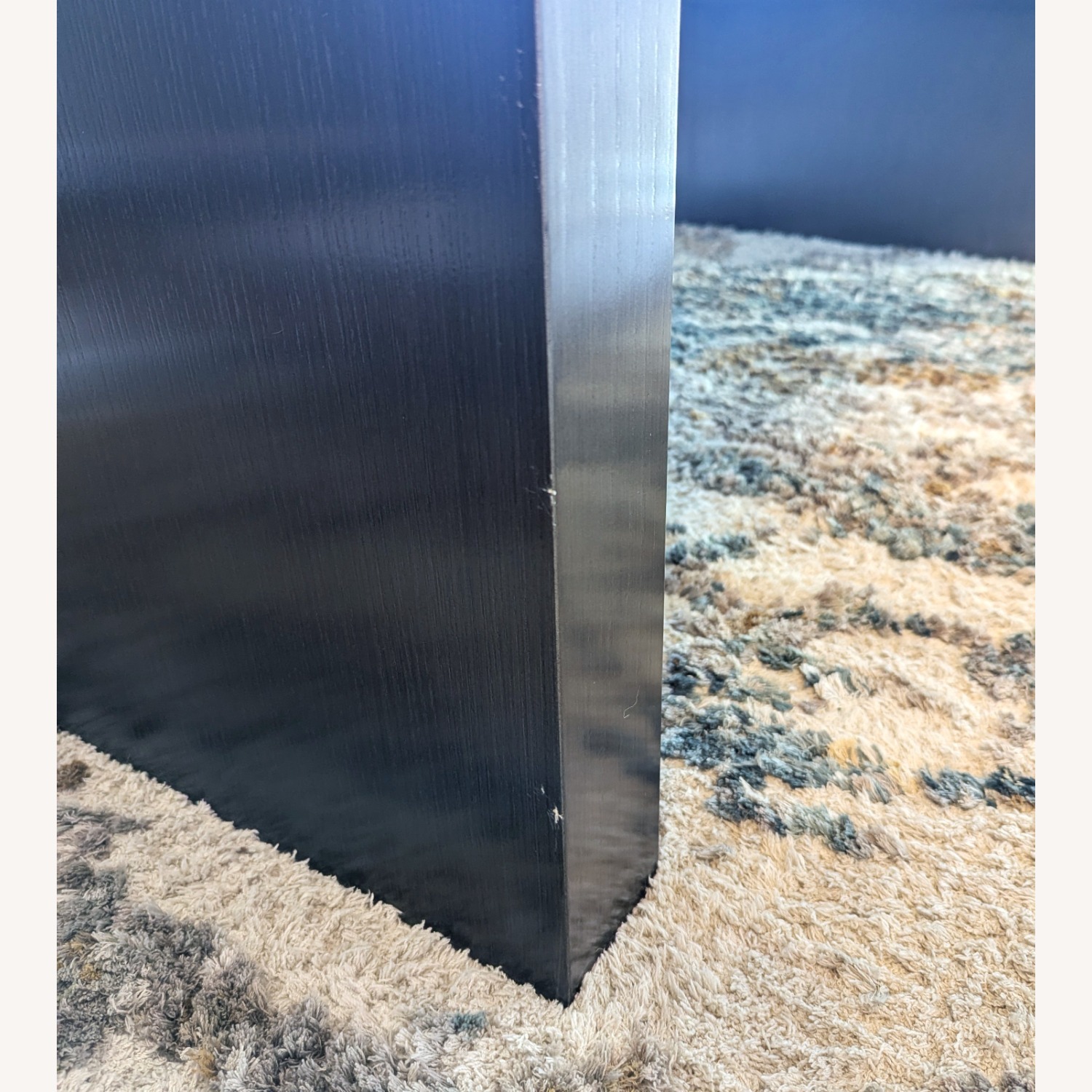 Pearlescent Dark Brown Wood Coffee Table - image-5