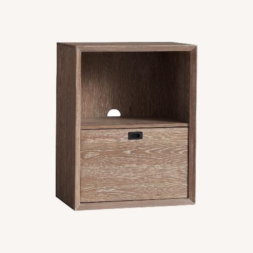 Used Pottery Barn Callum Light Brown Wood Sideboard for sale on AptDeco