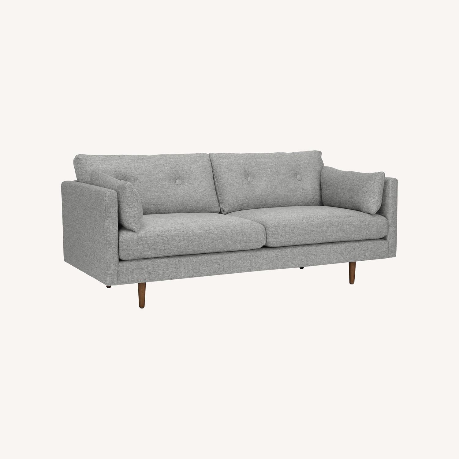Article Anton Light Gray Fabric 2 Seater Sofa - image-0