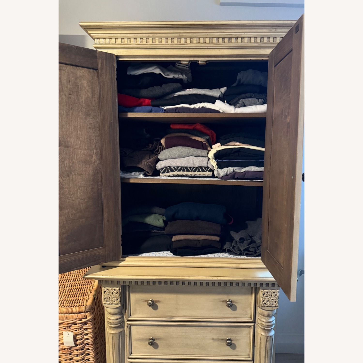 David Lee Natural Armoire 2 pieces  - image-3