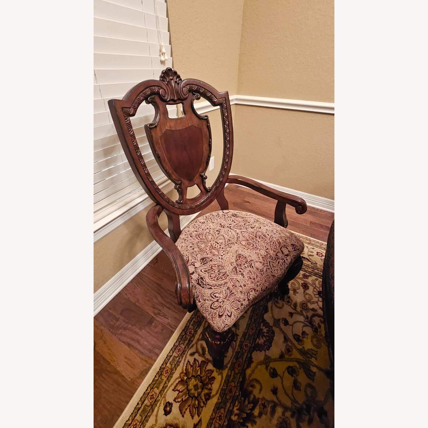 Vintage/Antique Dark Brown Wood Dining Sets - image-4