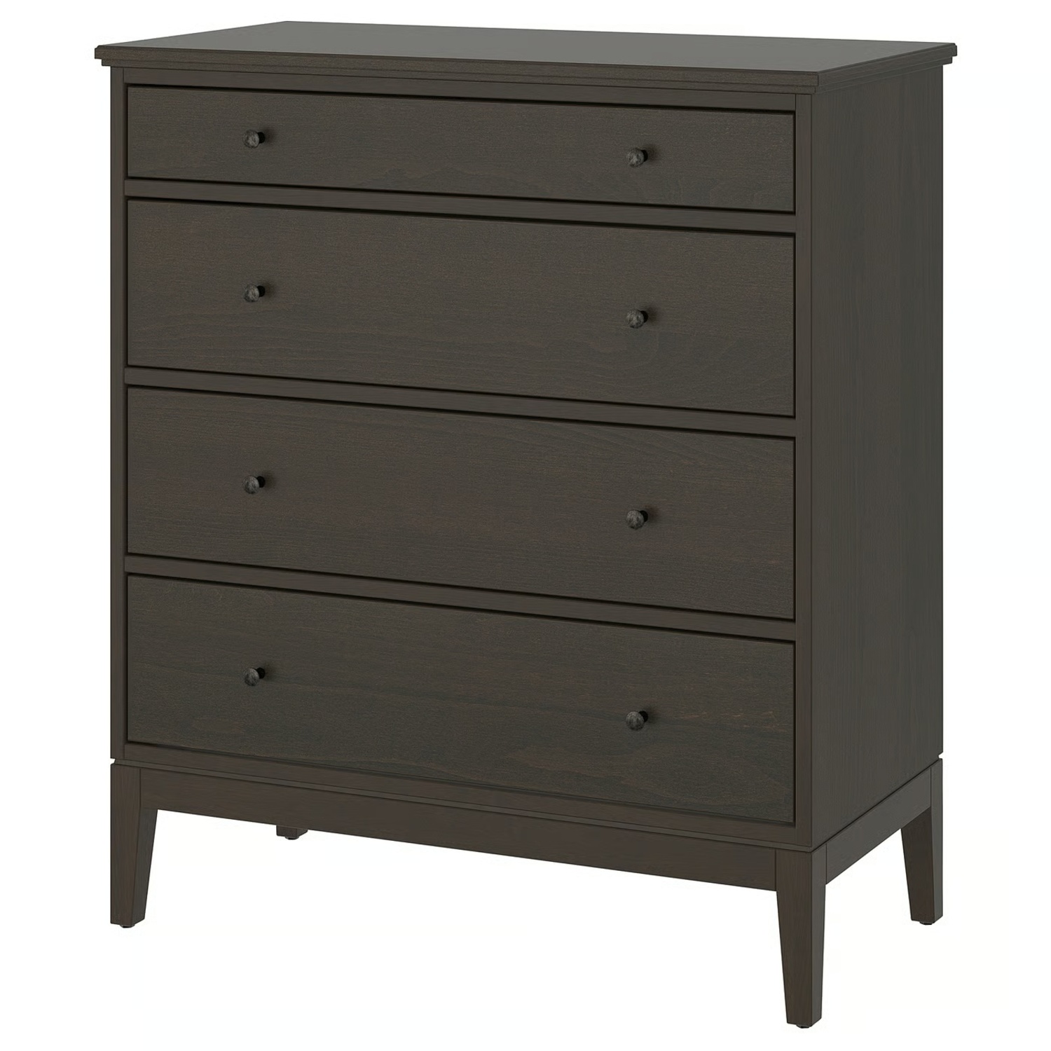 IKEA IDANÄS Dark Brown Wood Dresser - image-4