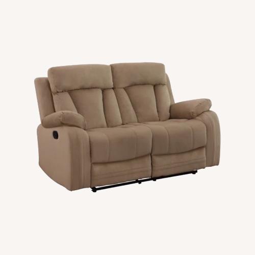 Used Ullery 63" Upholstered Reclining Loveseat for sale on AptDeco