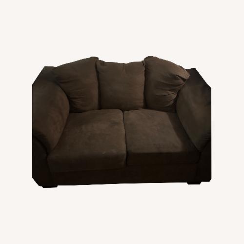 Used Light Brown 2 Piece Sectional for sale on AptDeco