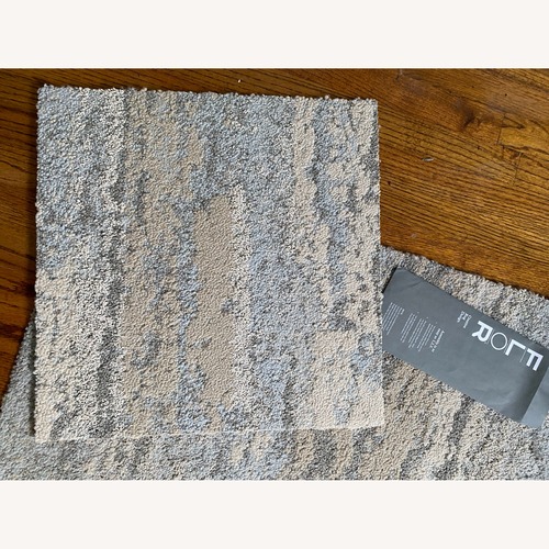 Used FLOR Tiles Light Gray Area Rug 7' x 7' for sale on AptDeco