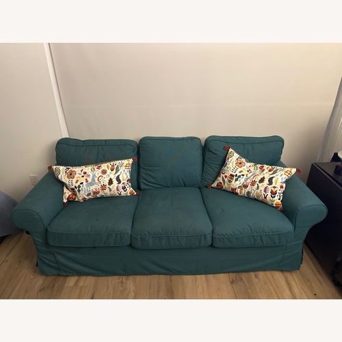 Used IKEA Uppland Green 3+ Seater Sofa for sale on AptDeco