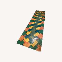 Hand-painted Floor Cloth 2' 6" x 10'