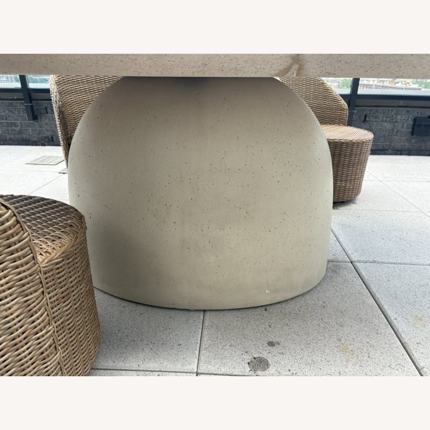 Restoration Hardware Ellisse Oval Dining Table - image-1