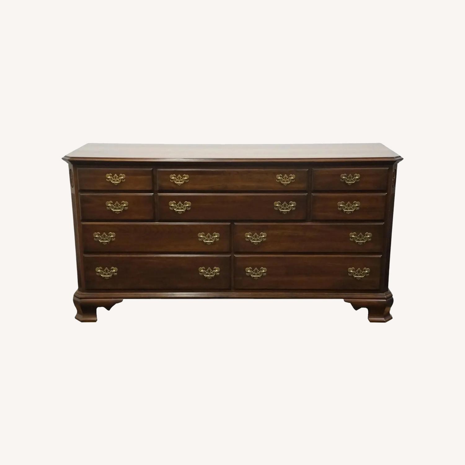 Vintage Ethan Allen Georgian Court Dresser - image-0