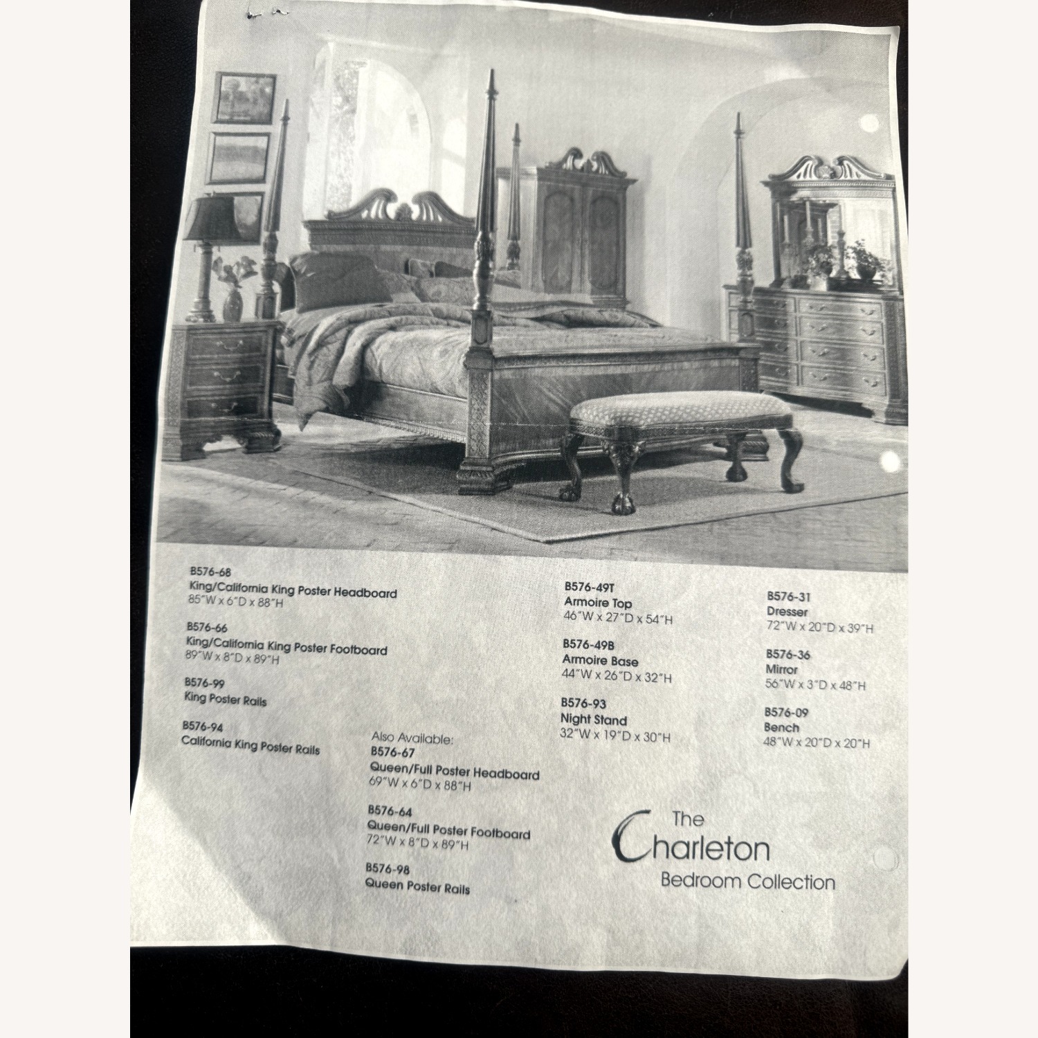 Ashley Furniture Charleton Dark Brown Wood King Bed  - image-6