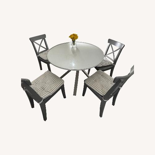 Used IKEA White Wood Dining Sets for sale on AptDeco