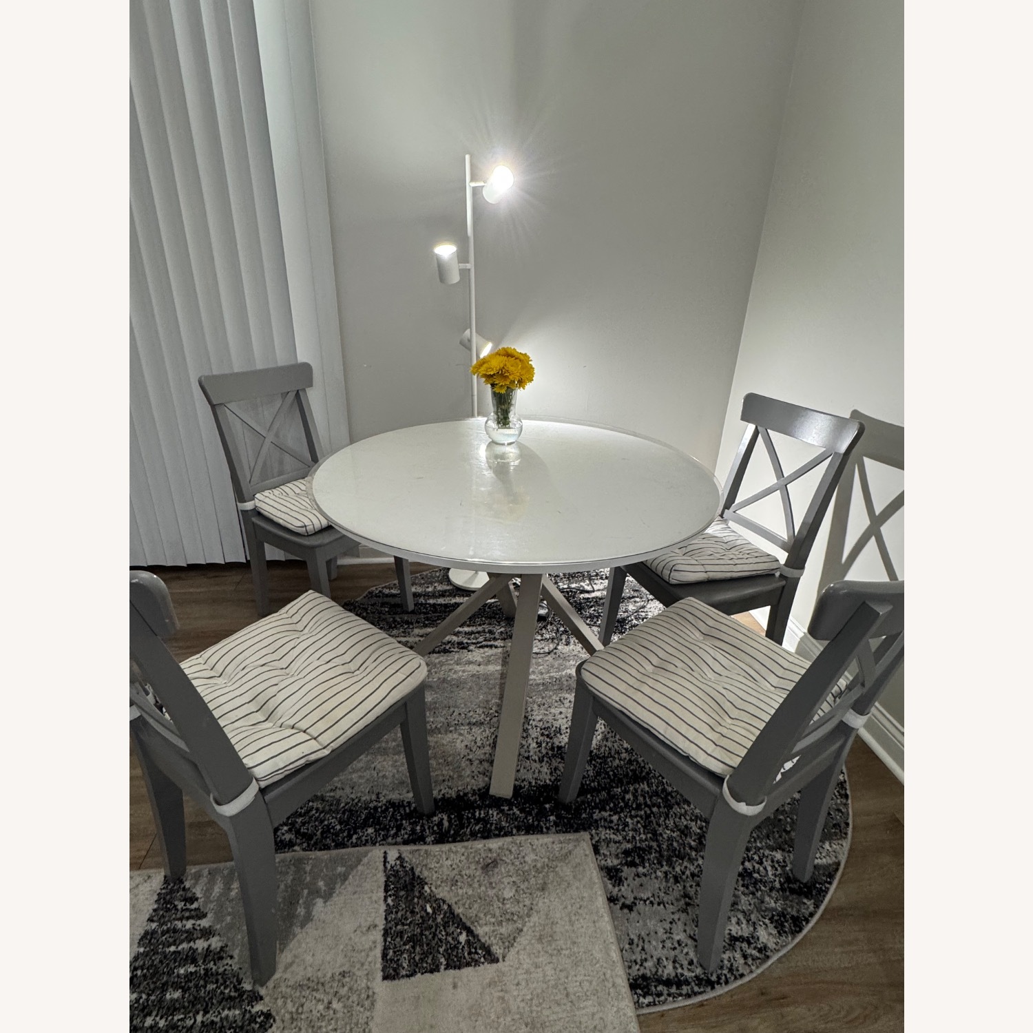 IKEA White Wood Dining Sets - image-2