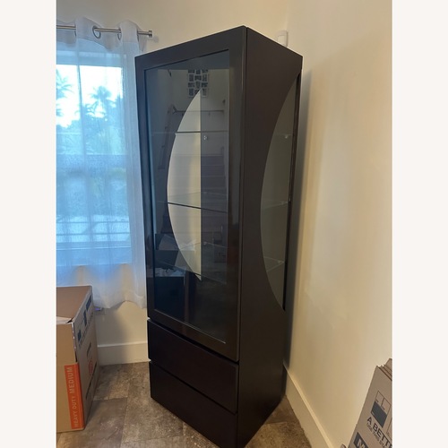 Used Glass China Cabinet for sale on AptDeco