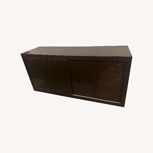 Used Dark Brown Wood Sideboard for sale on AptDeco