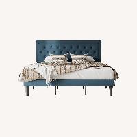 Wayfair Blue King Bed