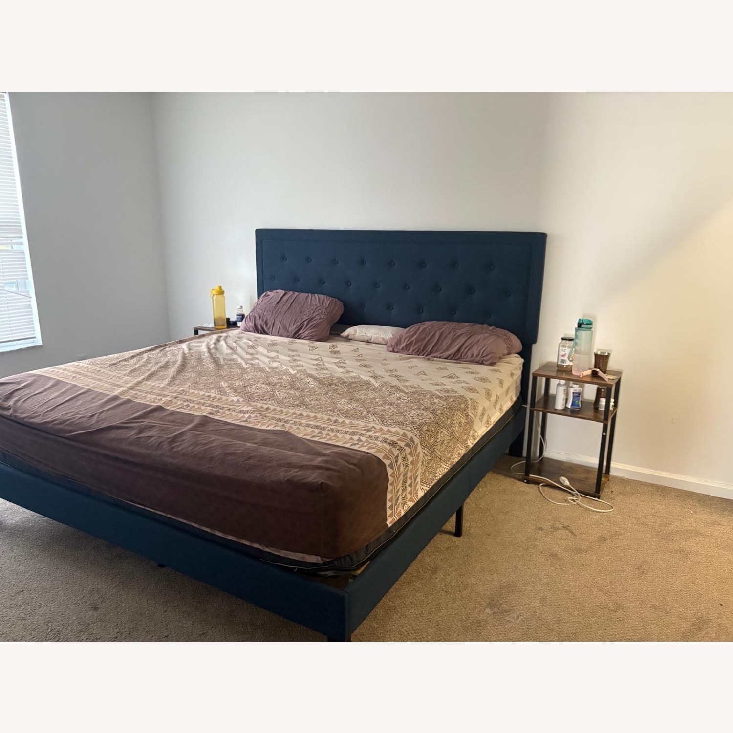 Wayfair Blue King Bed - image-2