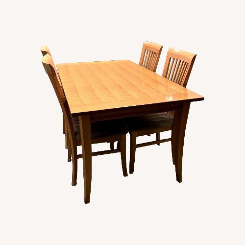 Used Oakworks Natural Wood Dining Chairs for sale on AptDeco