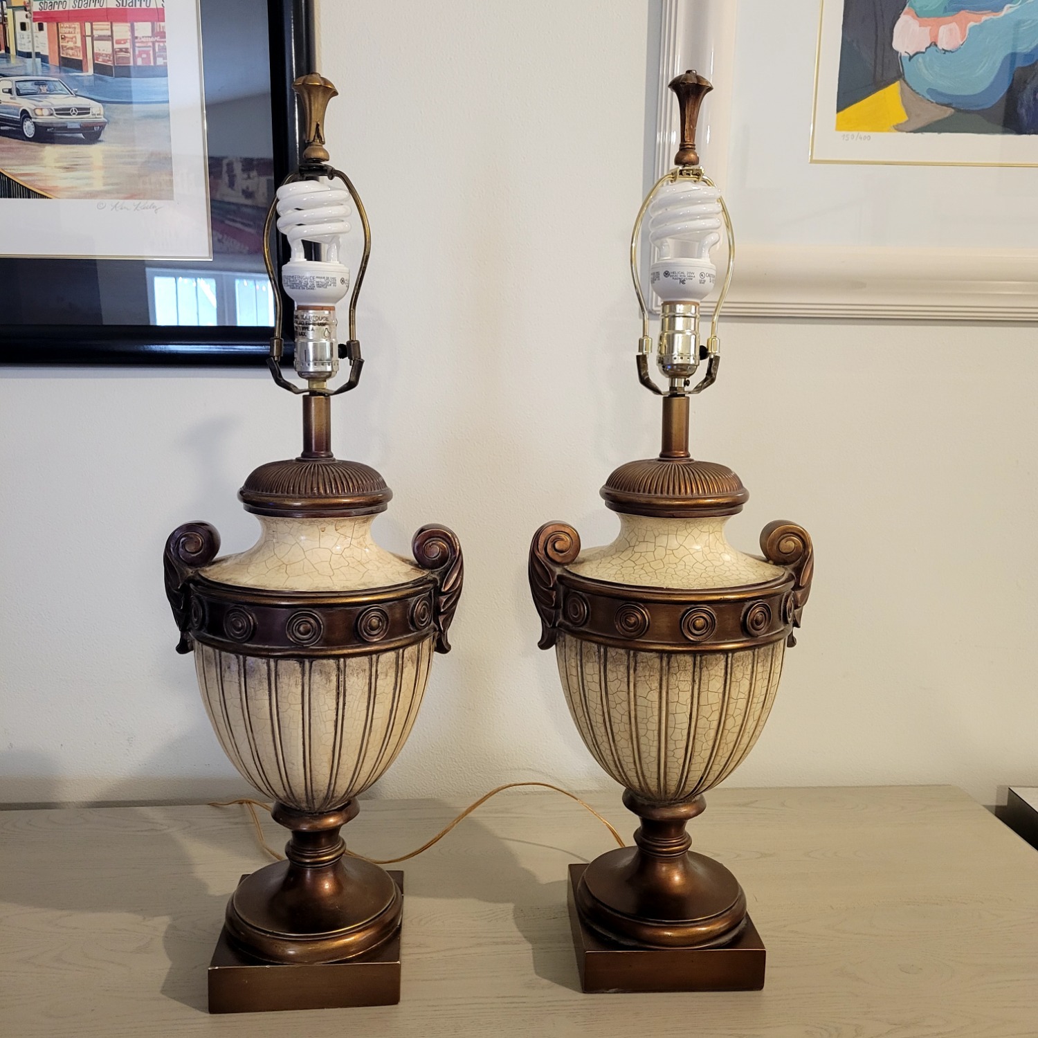 Vintage Pair of Table Lamp  - image-7