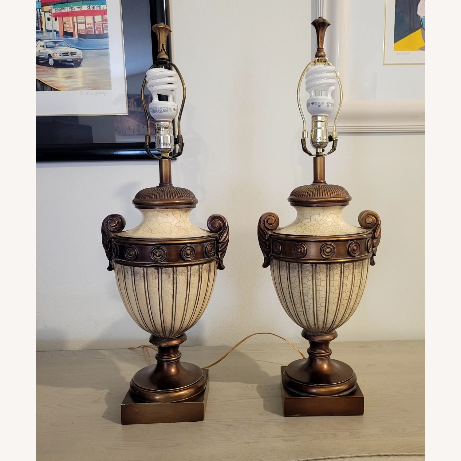 Vintage Pair of Table Lamp  - image-2