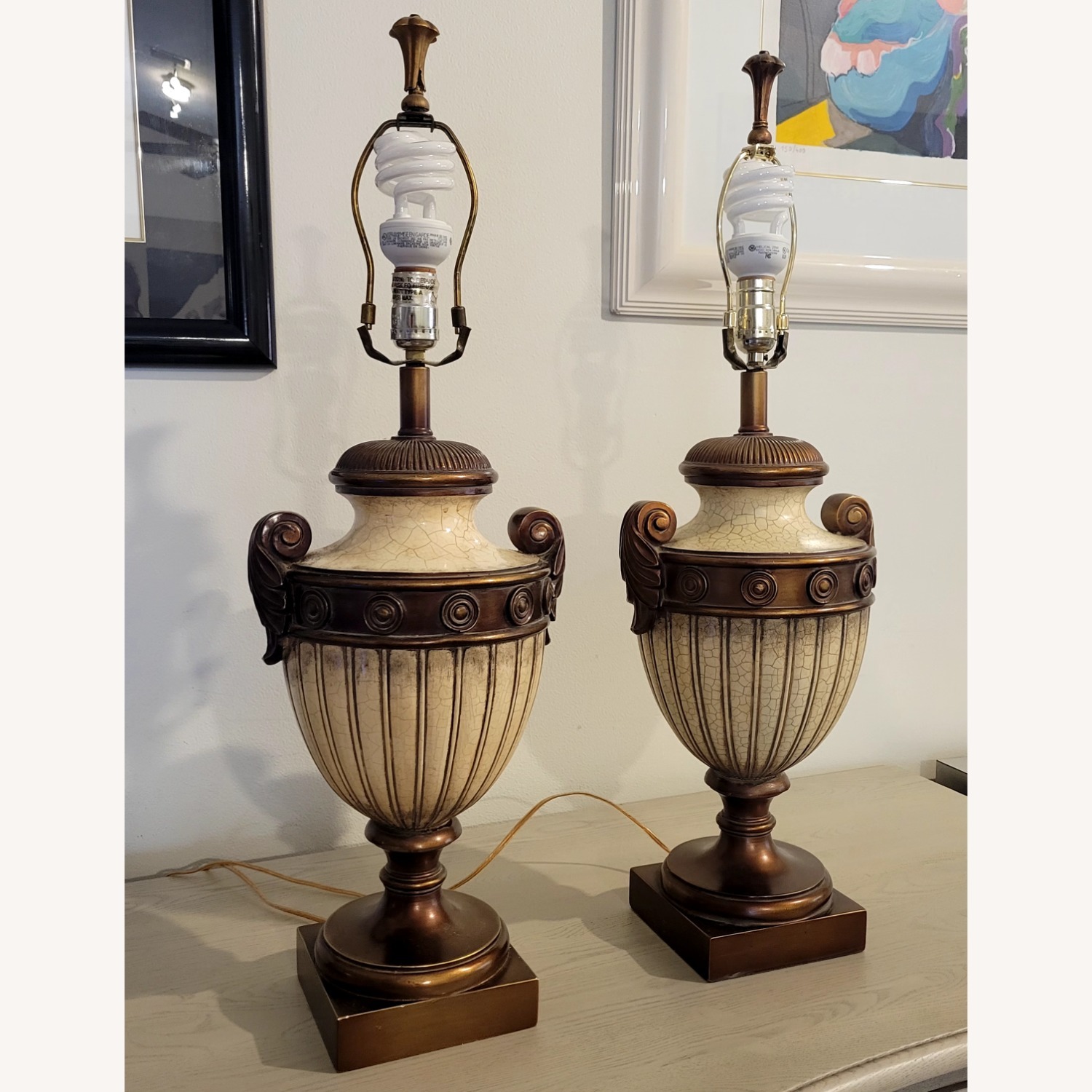 Vintage Pair of Table Lamp  - image-5