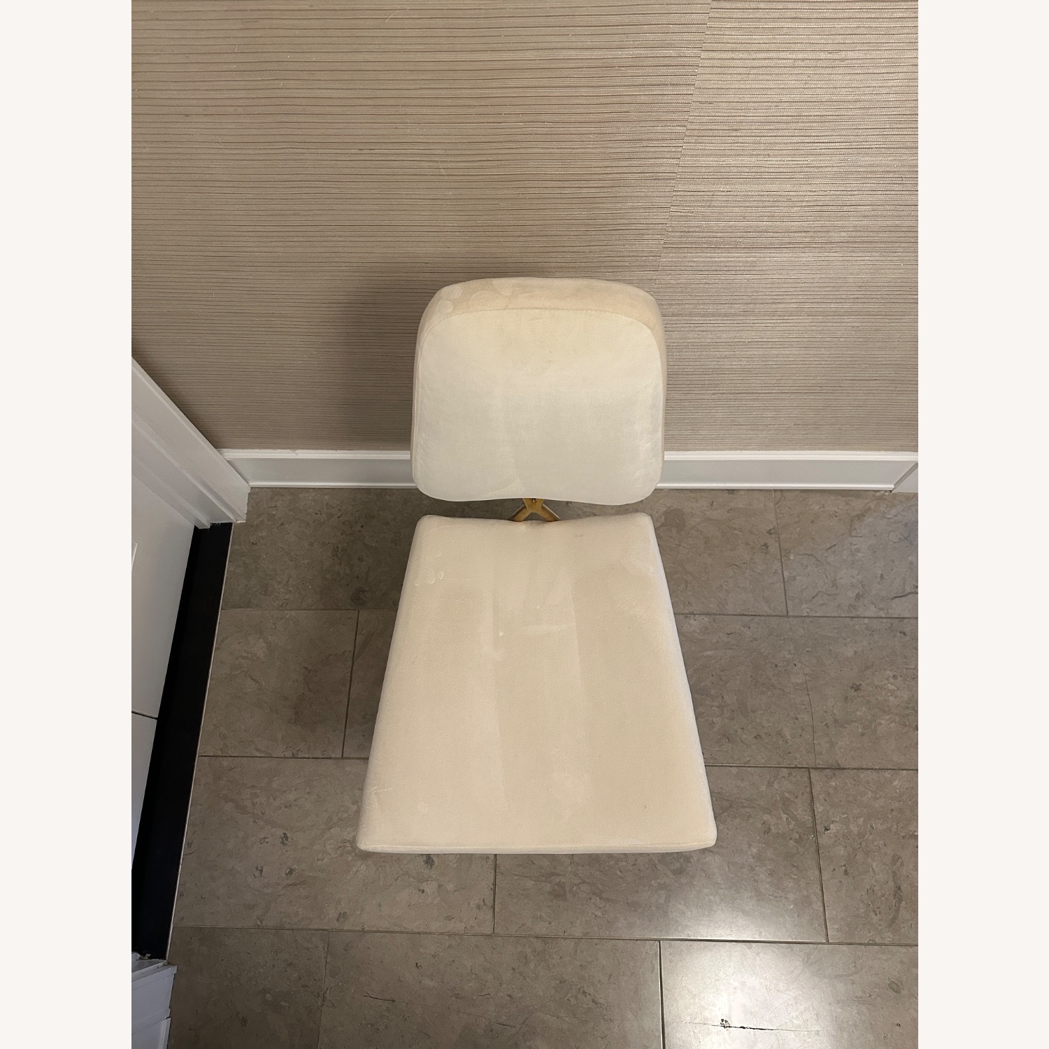 Modway Ponder White Velvet Dining Chair - image-8