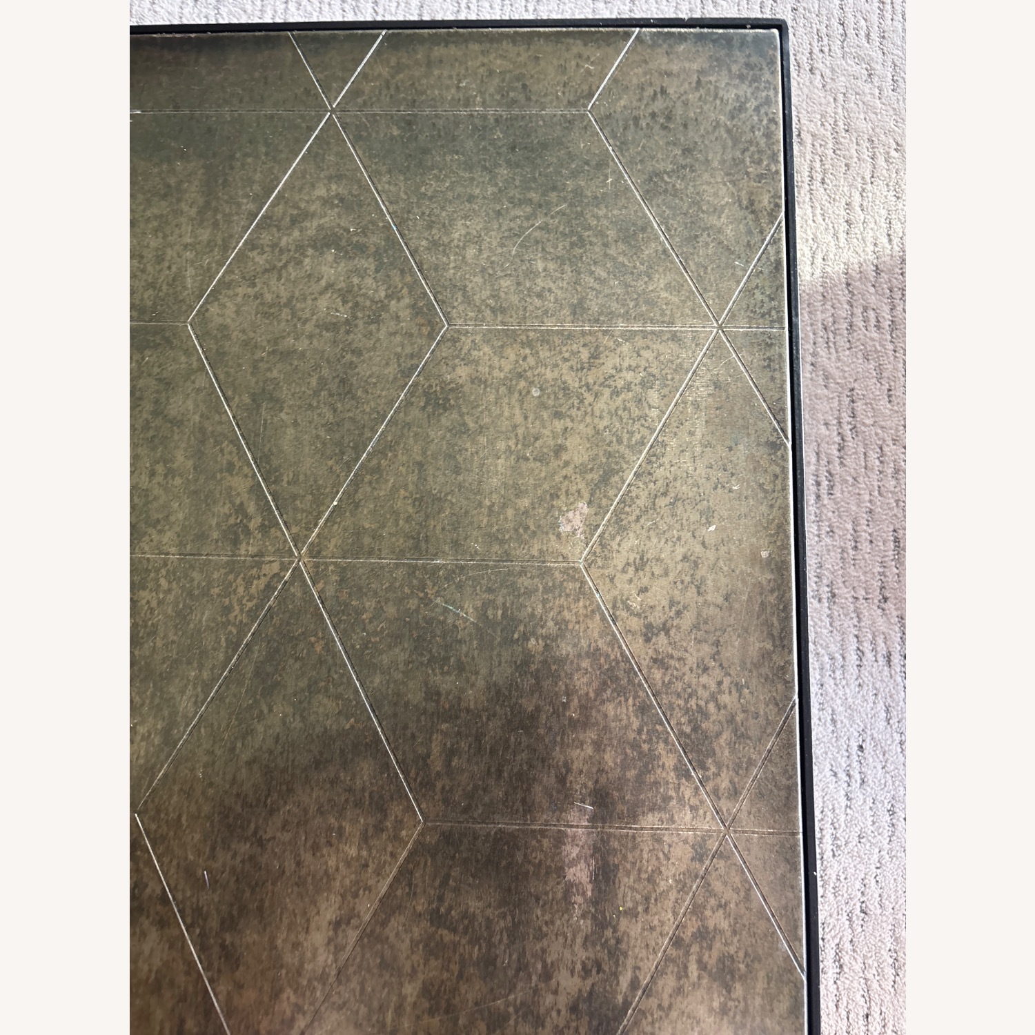 Restoration Hardware Dark Brown Coffee Table - image-4