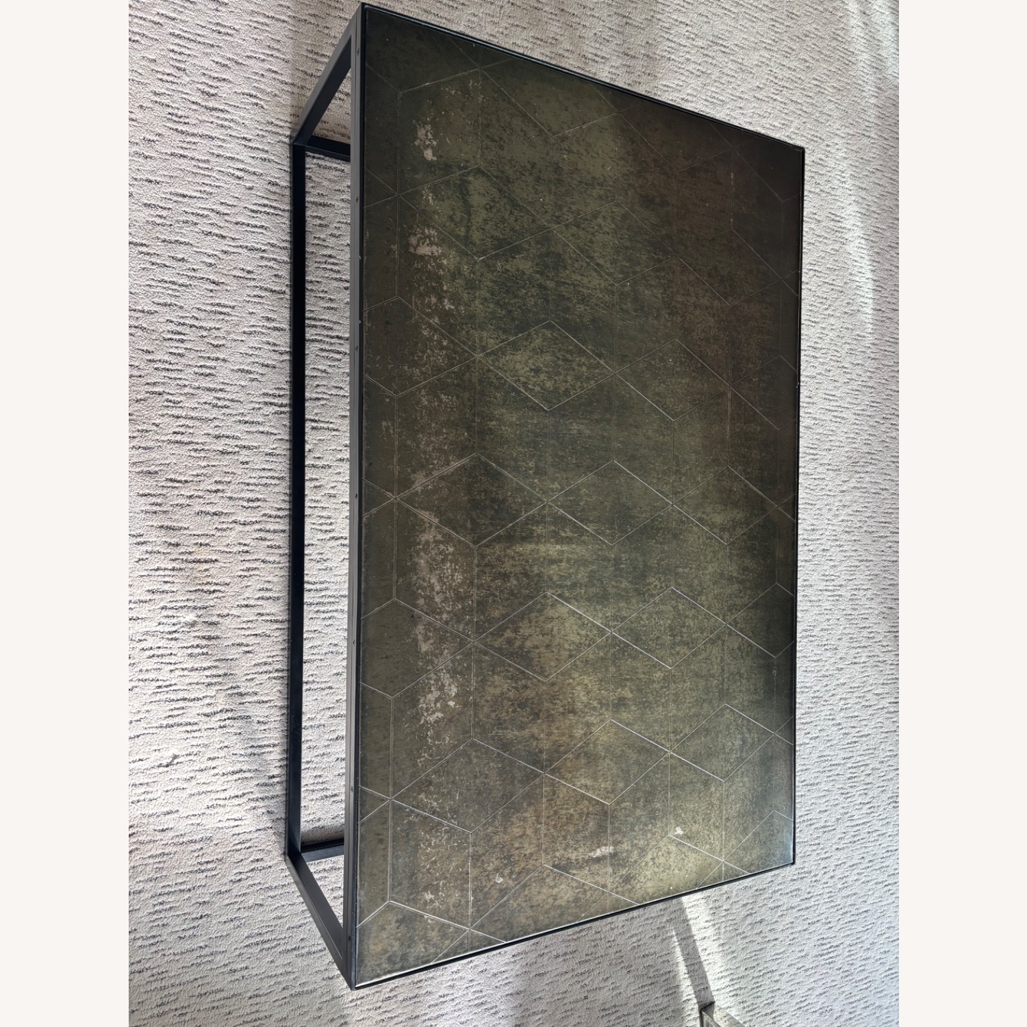 Restoration Hardware Dark Brown Coffee Table - image-2