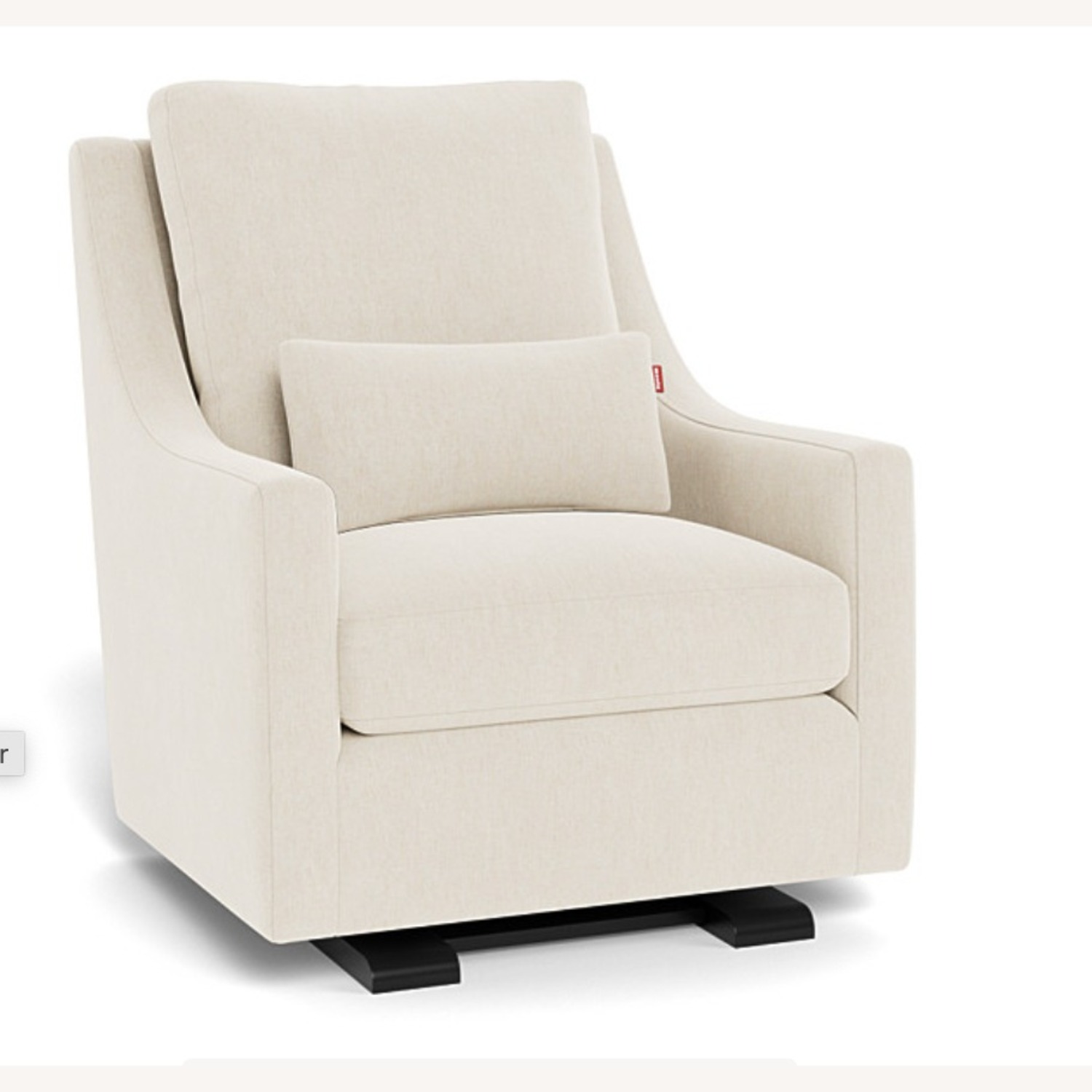 Monte Design Natural Fabric Nursing Chair - image-1