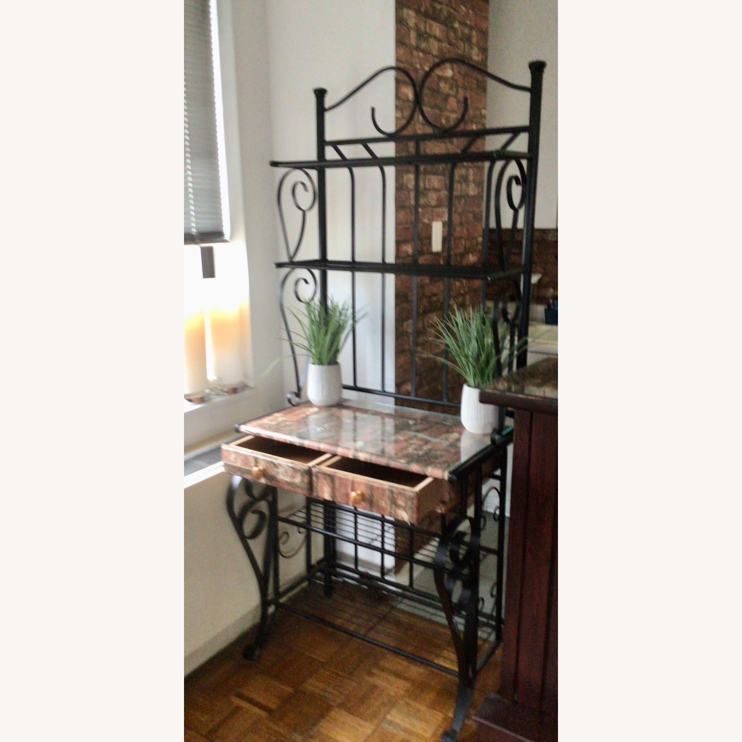 Bombay Company Black Wood Bookcase - image-1