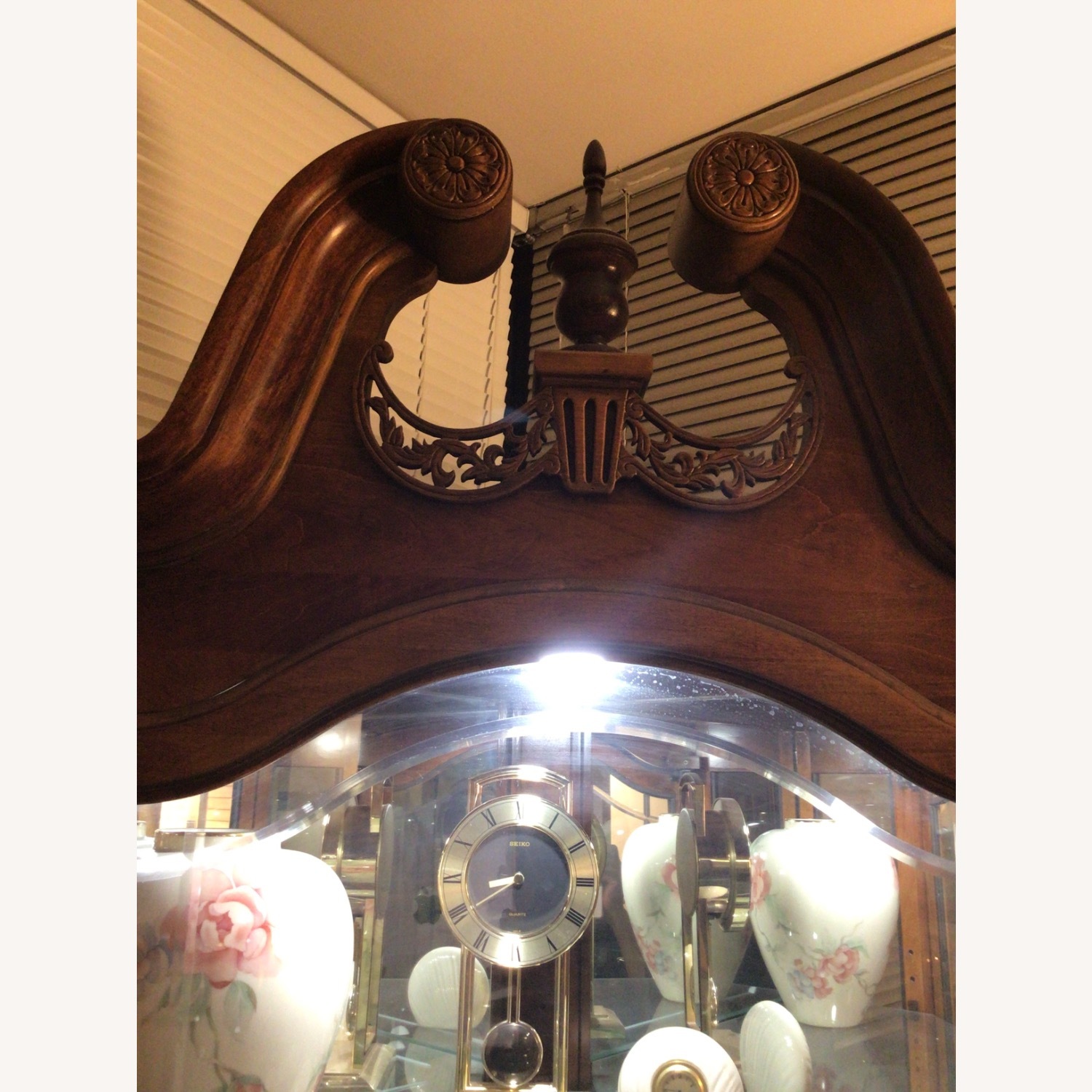 Vintage Corner China Cabinet - image-3