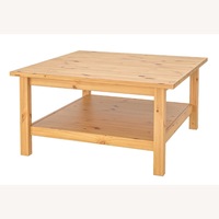 IKEA Natural Wood Coffee Table